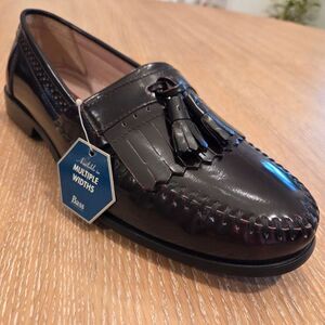 New Bass & Co. Weejuns Men's Loafers Killtie Tassel Dress Mahogany Brown 12W